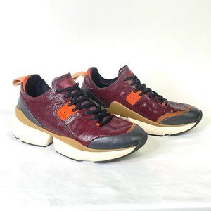 Rag & Bone Manston sneaker burgundy speckle